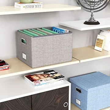 Oterri Stylish File Organizer Box for Home and Office