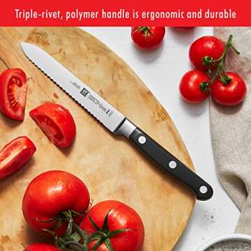 ZWILLING Professional S 7-Piece Razor-Sharp German Block Knife Set, Made in Company-Owned German Factory with Special Formula Steel perfected for almost 300 Years, Dishwasher Safe
