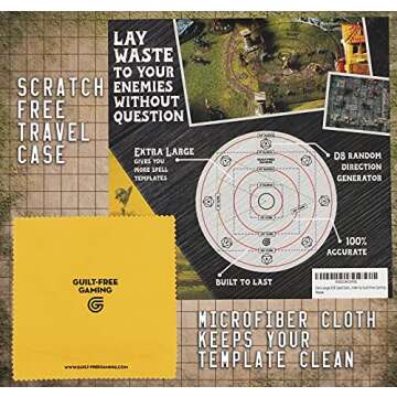 Spell Effect Templates for D&D | Maximize The Effects of Your Spells - Featuring a 30' Cone & 30' Cu...