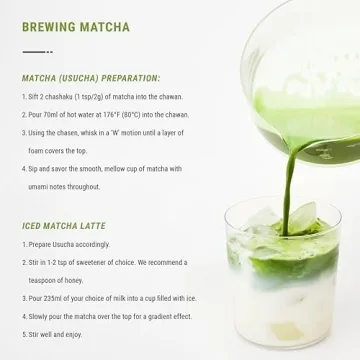 Senbird Organic Ceremonial Matcha - Premium Japanese Green Tea - 1oz Tin