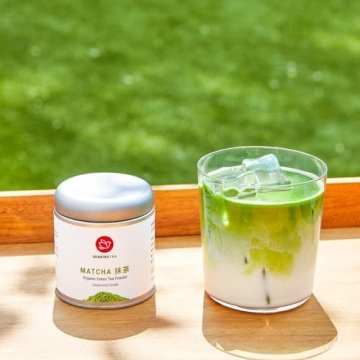 Senbird Organic Ceremonial Matcha - Premium Japanese Green Tea - 1oz Tin