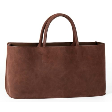 Chic Suede Crescent Shoulder Bag - Versatile Handbag for Women