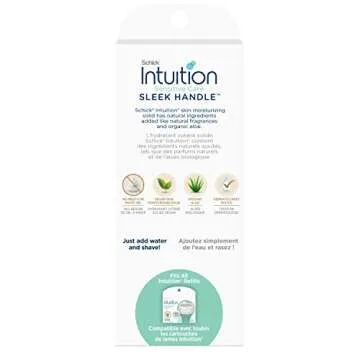 Schick Intuition Sleek Razors for Women with Sensitive Skin | 1 Razor & 3 Intuition Razor Blades Ref...