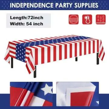 Patriotic Party Supplies Set for Celebrations and Gatherings