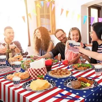 Patriotic Party Supplies Set for Celebrations and Gatherings