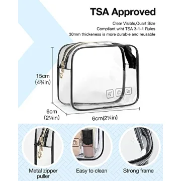 BAGSMART Toiletry Bag Hanging Travel Makeup Organizer