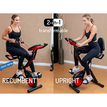 YYFITT 3-IN-1 Exercise Bike with Display Features