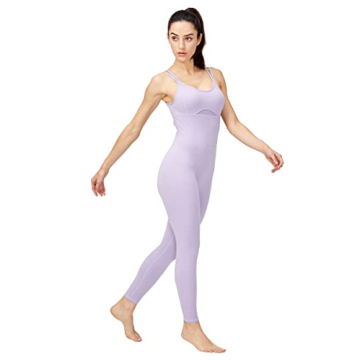 LOVESOFT Women's Sleeveless Bodysuit for Yoga and Dance