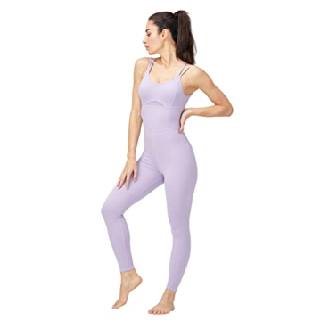 LOVESOFT Women's Sleeveless Bodysuit for Yoga and Dance
