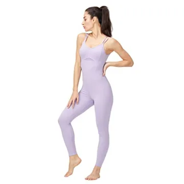 LOVESOFT Women's Sleeveless Bodysuit for Yoga and Dance