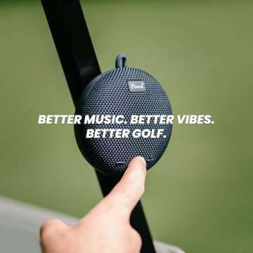 Pinned Prism+ Slope Golf Rangefinder and Dart 2.0 Speaker | Rechargeable Pinned Locked Vibration Laser Range Finder Golf |Golf Gift Idea | Golf Accessories for Men