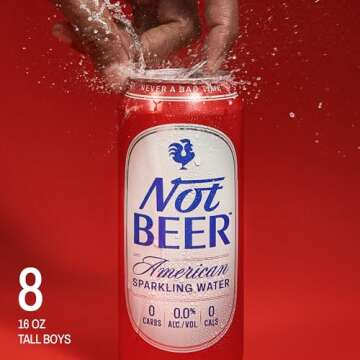 Not Beer Sparkling Water, Original Mineral Blend, USA-Made