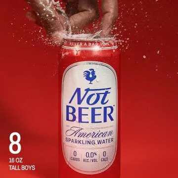 Not Beer Sparkling Water, Original Mineral Blend, USA-Made