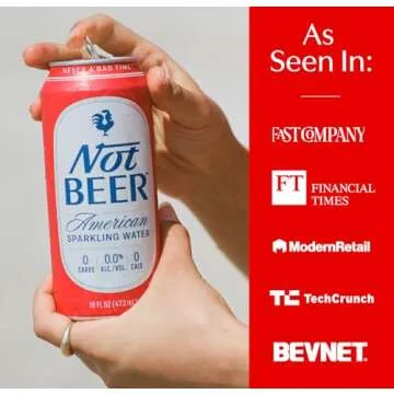 Not Beer Sparkling Water, Original Mineral Blend, USA-Made