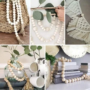 20mm Unfinished Wood Beads for DIY Jewelry Making