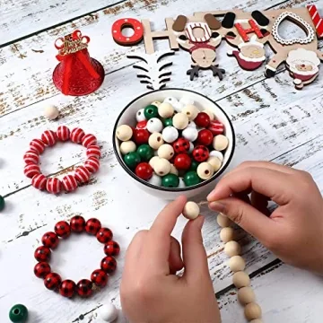 20mm Unfinished Wood Beads for DIY Jewelry Making