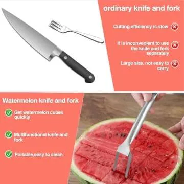 Upgrade Your Summer with Our 2-in-1 Watermelon Cutter