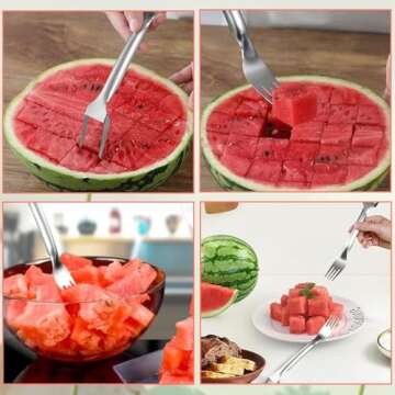 Upgrade Your Summer with Our 2-in-1 Watermelon Cutter
