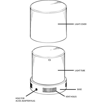 Travel Kosher Lamp - Bright, Compact & Stylish