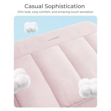 BAGSMART Packing Cubes for Travel Women, Large Capacity Hanging Packing Cubes for Suitcases, Quilted...