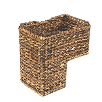 Stylish Creative Co-Op BacBac Leaf Woven Stair Basket for Home Organization