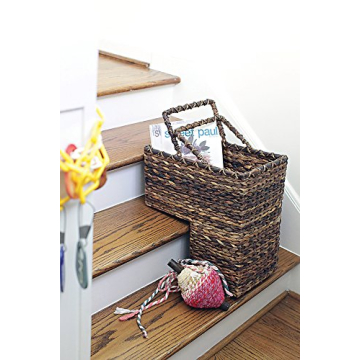 Stylish Creative Co-Op BacBac Leaf Woven Stair Basket