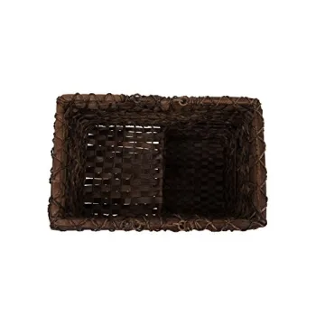 Stylish Creative Co-Op BacBac Leaf Woven Stair Basket