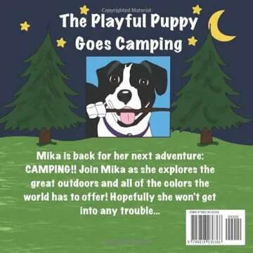 The Playful Puppy Goes Camping: Colorful Adventures Await
