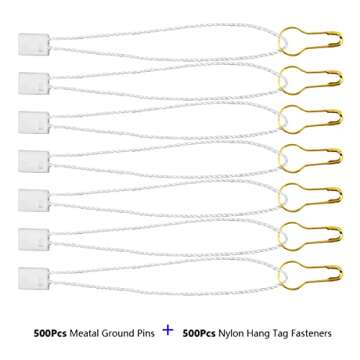 Quality 500 Pcs Hang Tag Fasteners & Safety Pins Set