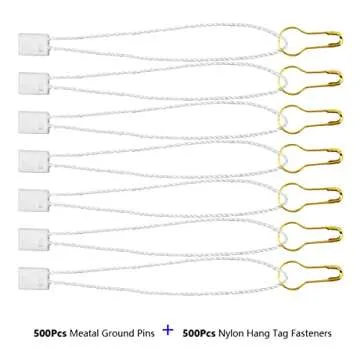 Quality 500 Pcs Hang Tag Fasteners & Safety Pins Set