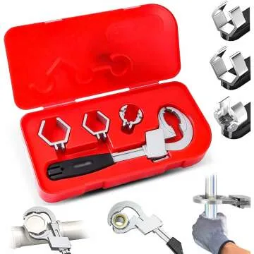 Adjustable Wrench Set for Plumbing Work