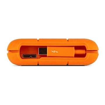 LaCie Rugged 1TB Thunderbolt and USB 3.0 Portable Hard Drive (LAC9000488)