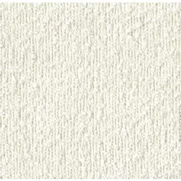 HomePop Upholstered Round Ottoman Home Décor|Foot Rest Ottoman - Cream Boucle 17.5 * 17.5 inch