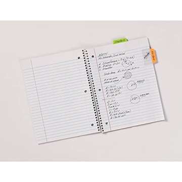 Avery 74756 Ultra Tabs Repositionable Tabs 2 x 1 1/2 Neon: Green Orange Pink 48/Pack