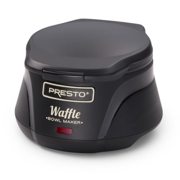 Presto Super Waffle Bowl Maker for Delicious Meal Creations