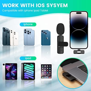 EJCC Wireless Microphones for iPhone & iPad