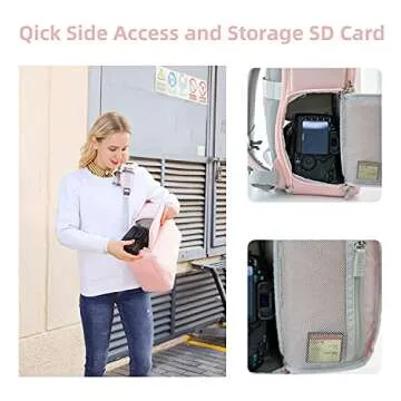 Stylish AERFEIS Camera Backpack – Large Capacity, Water Resistant