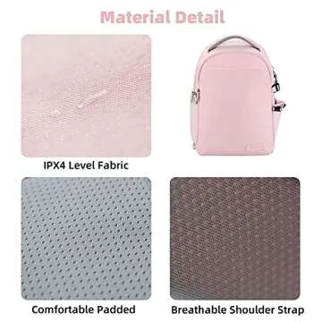 Stylish AERFEIS Camera Backpack – Large Capacity, Water Resistant