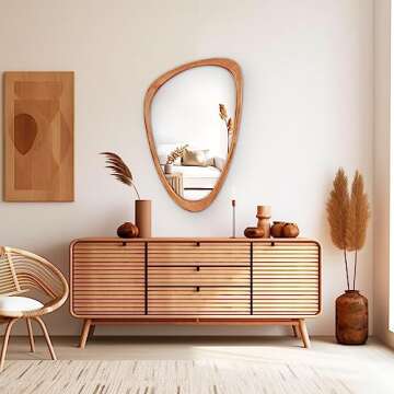 WallBeyond Asymmetrical Wall Mirror for Home Decor