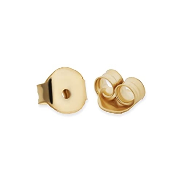 Elegant 14k Gold Safety Pin Stud Earrings for Women