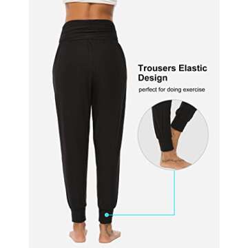 DIBAOLONG Women's Comfy Lounge Joggers with Pockets