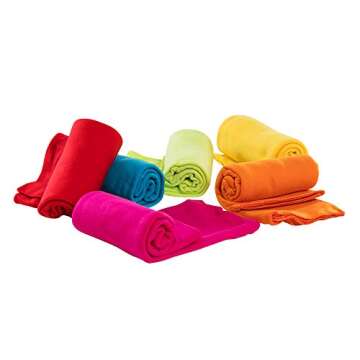 CAI TENG Fleece Throw Blankets Lightweight Warm Soft Cozy Pet-Friendly Bulk Fleece Throw Blanket Kid...