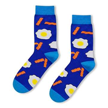 Bacon and Egg Socks - Perfect Novelty Gifts for Men