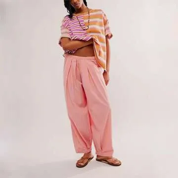 Oversized Graphic Tee Tops for Women Y2K Cute Print Short Sleeve Loose People Dupes Tshirts Casual Free Baggy Aesthetic Streetwear Fall Clothes Pink Orange