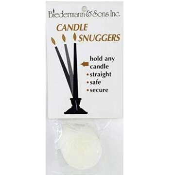 AzureGreen Ivory Metal Candle Snugger - Elegant Tabletop Accessory for Romantic Occasions