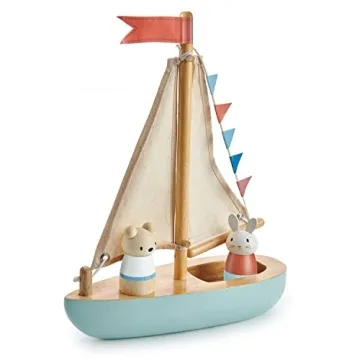 Tender Leaf Toys Sailaway Boat - Educational Play Set for Kids