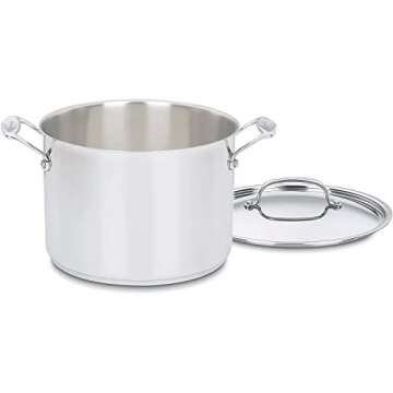 Cuisinart 77-10P1 10-Piece Chef's-Classic-Stainless Collection, Cookware Set