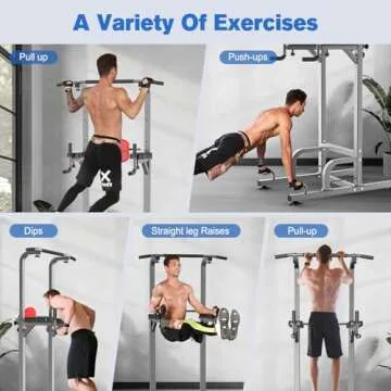 RELIFE Power Tower for Home Gym Strength Training