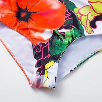 Vintage Inspired Women's Swimsuit Set with Stylish Skirt