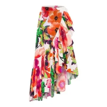 Vintage Inspired Women's Swimsuit Set with Stylish Skirt